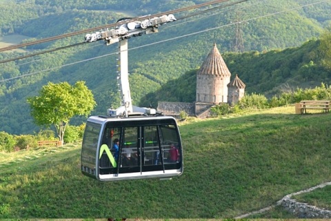 Jermuk waterfall, Mineral water gallery, Tatev,TaTev Ropeway Private tour with guide