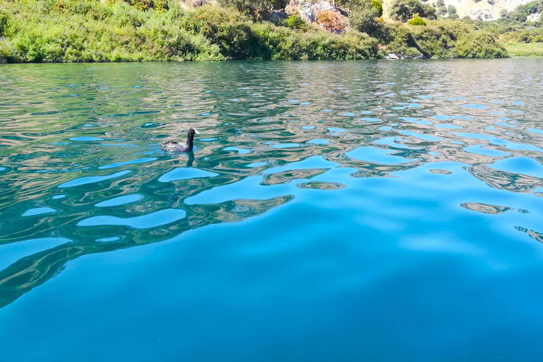 From Chania: Lake Kournas & Argiroupoli Springs Guided Tour