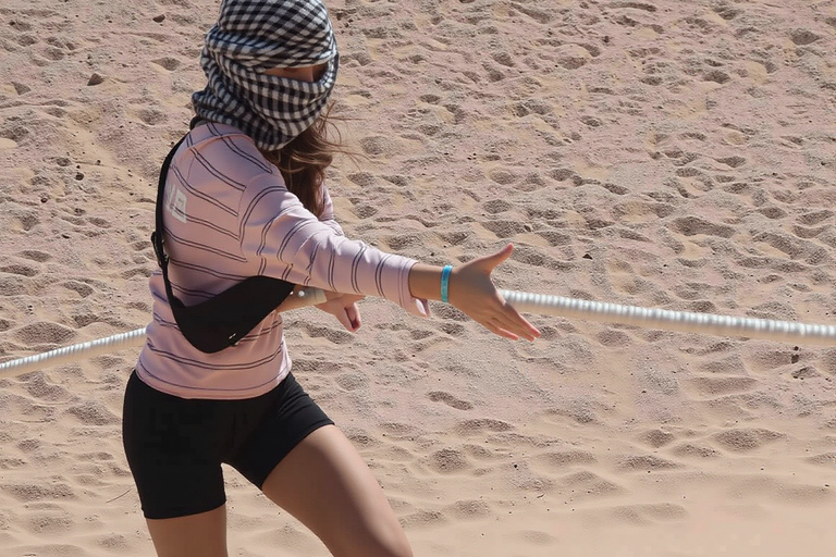 Hurghada: Mount Shaib El Banat Tour with Sandboarding Sand boarding and hiking & camel ride