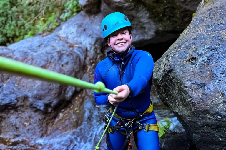 From Funchal: Intermediate Canyoning Adventure with Transfer