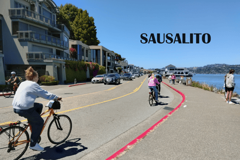 San Francisco: Mit dem Fahrrad zur Brücke und zurück mit der FähreTandemfahrrad