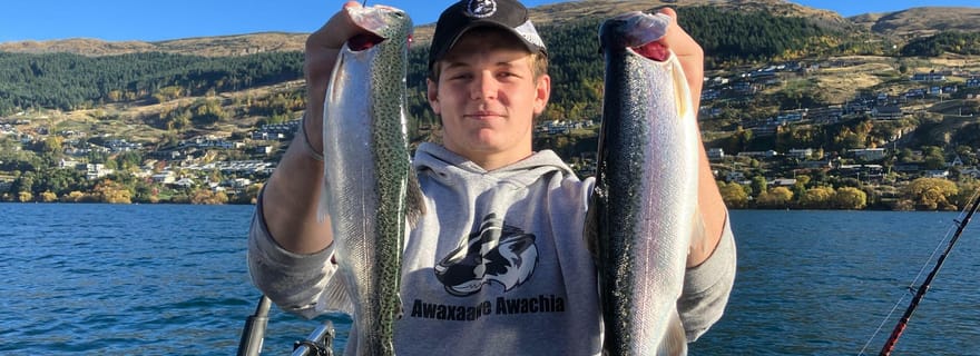 Lac Wakatipu : 3 heures d'aventure de pêche en bateau