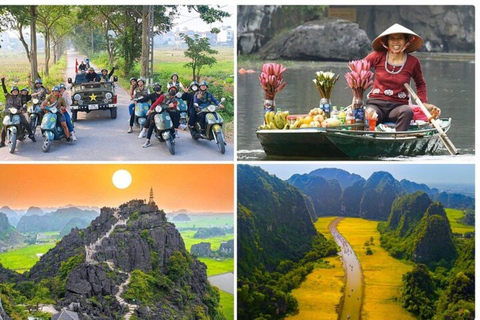 Ninh Binh Jeep Tours From Hanoi: JEEP - BOAT - DAILY LIFE