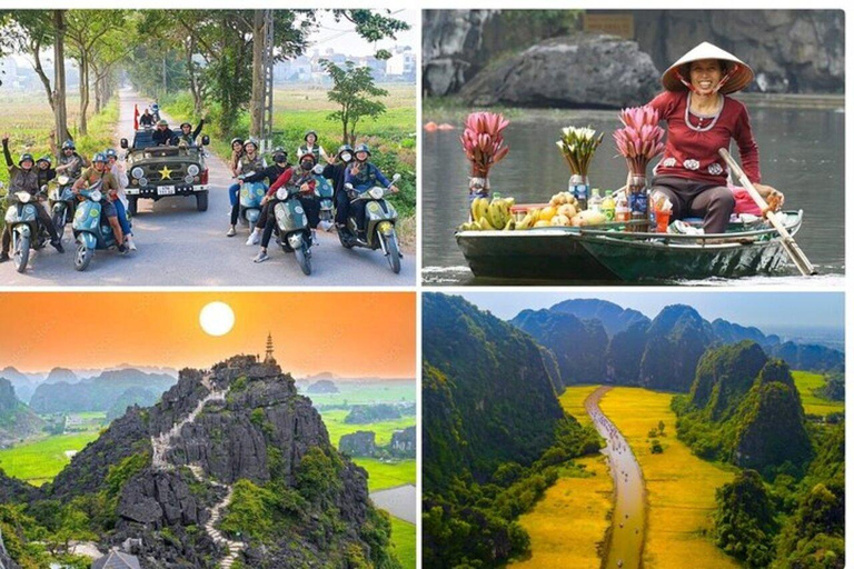 Ninh Binh Jeep Tours From Hanoi: JEEP - BOAT - DAILY LIFE