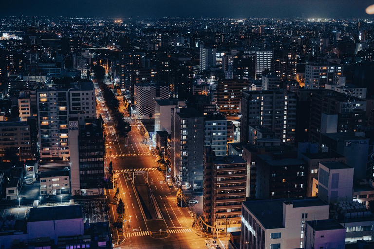 Sapporo: Illuminated Landmarks and TV Tower Night View Tour