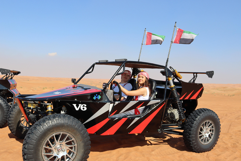 3000cc duinbuggyrit met zandboarden - Rode duinenDuin Buggy Avontuur +Zandboarden - Dubai Rode Duinen