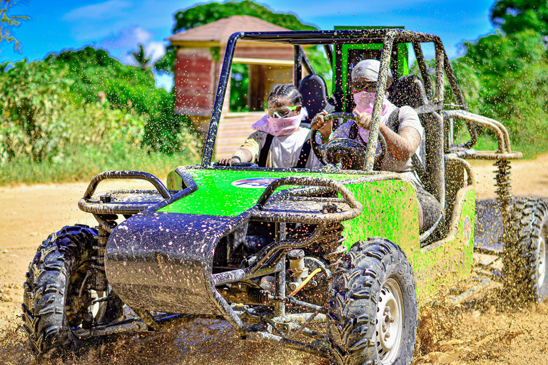 Experiencia en Buggies: Playa, Cenote y Campo de Macao