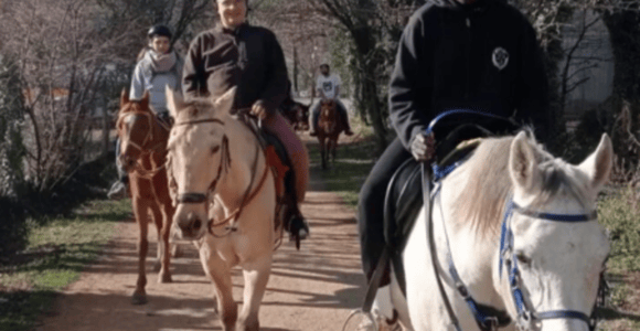 Girona: La Garrotxa Horseback Ride on Rescued Horses