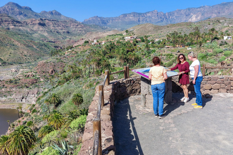 Jaskinia Gran Canaria, oaza, przygoda w czerwonym wąwozie i przytulny piknikGran Canaria Discovery Adventure Tour z piknikiem tapas