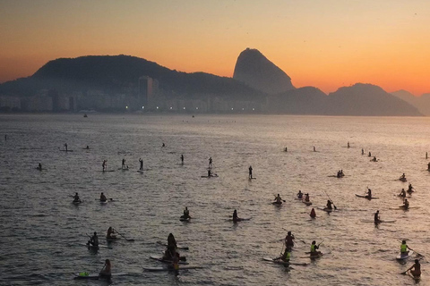 See the Sunrise in Copacabana from a Stand Up Paddleboard with Photos