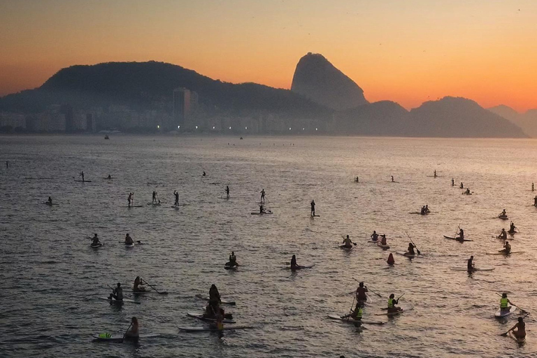 See the Sunrise in Copacabana from a Stand Up Paddleboard with Photos
