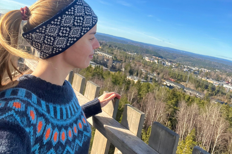 Oslo: Forest Hike with Panoramic Fjord Views and a dog