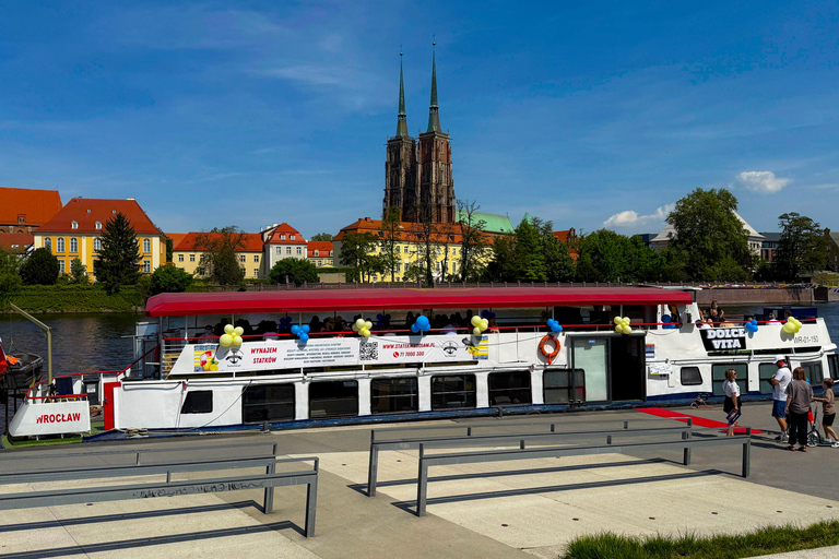 Wrocław: Odra River Boat Cruise with Audio Guide
