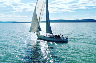Sailing at Lake Balaton