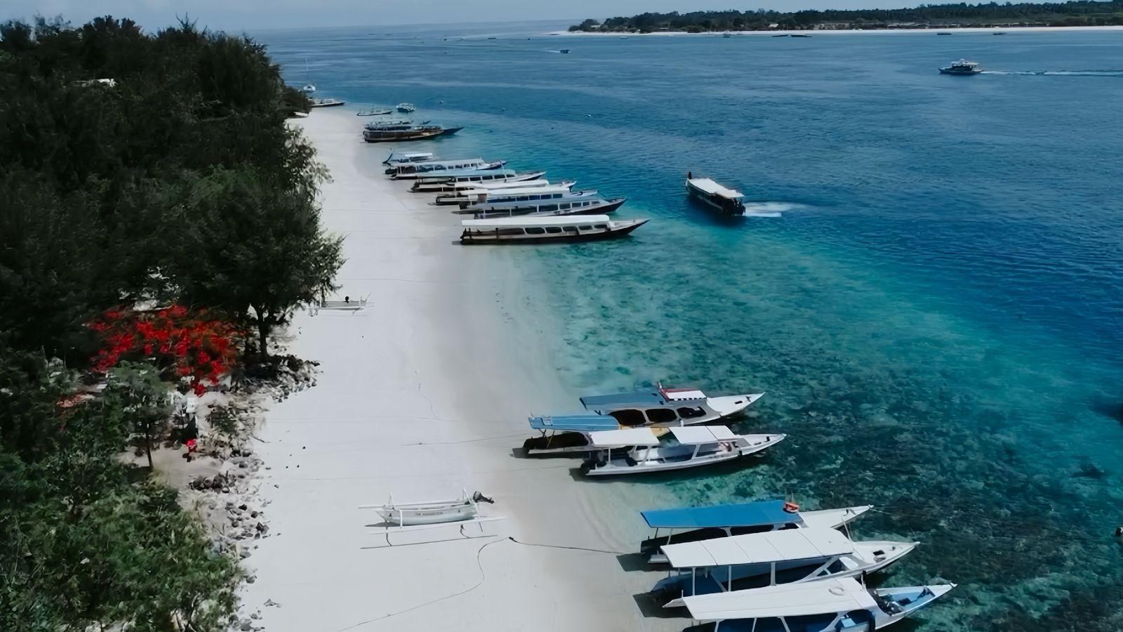Ab Bali: Schnellboot nach Gili Trawangan + Abholung, alles inklusive