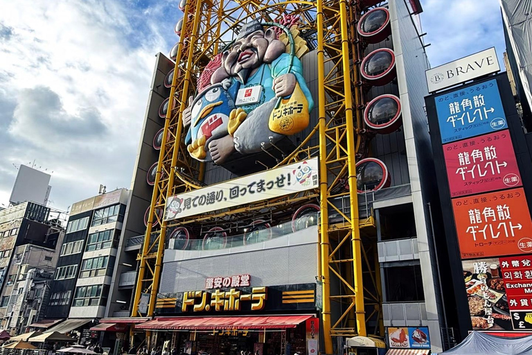Osaka: Dotonbori Night Cruise, Takoyaki & Izakaya Tour