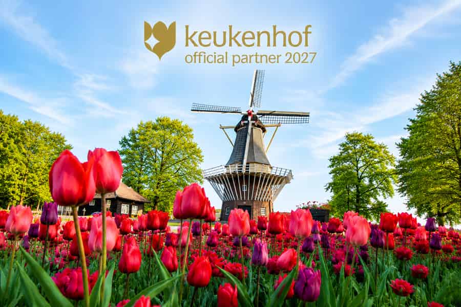 Amsterdam: Eintritt zum Keukenhof & Shuttlebus mit flexibler Rückfahrt. Foto: GetYourGuide