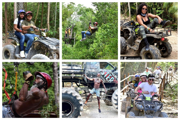 Cancun: ATV, Zipline, and Cenote Swim Adventure