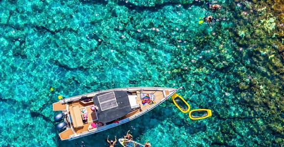 Ayia Napa/Protaras: Yacht Tour to Turtle Bay and Blue Lagoon