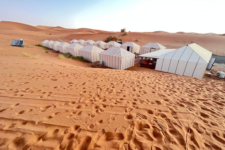 From Fez: 3-Day Luxury tour to Marrakech via Merzouga Tour with Luxury Camp
