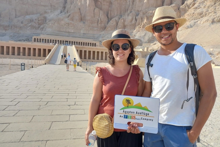 Ab Hurghada: 2-tägige Tour nach Luxor mit 5-Sterne HotelPrivate 2-tägige Tour mit Heißluftballonfahrt