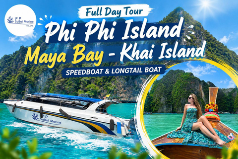 Phi Phi Island: Speedboat & Longtail Boat Snorkeling Tour No Land Transfer
