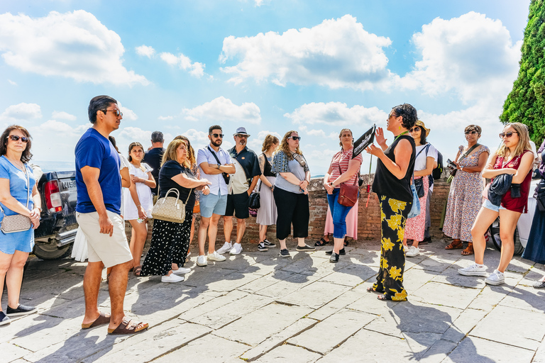 Depuis Rome : Excursion d&#039;une journée en Toscane avec déjeuner et vins