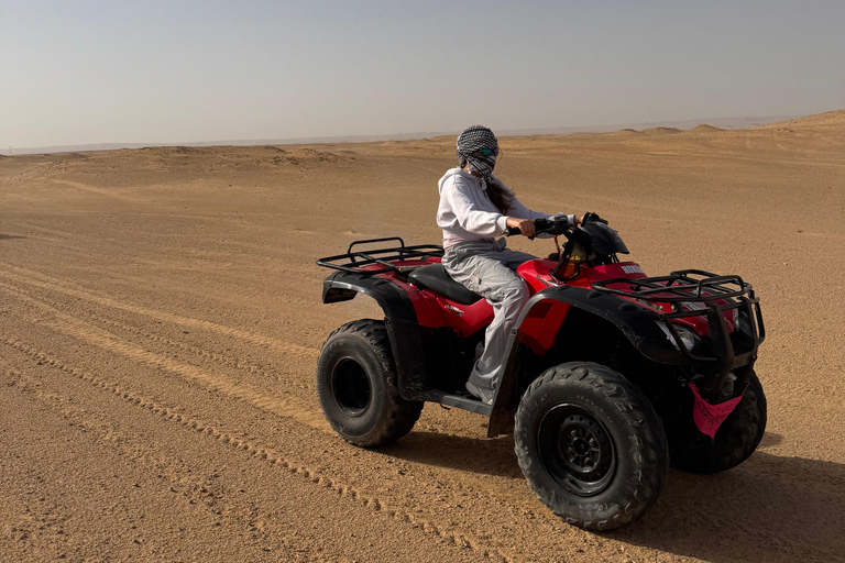 Fayoum: Qarun Sahara Safari With( ATV ) Quad bike From Cairo Private 4 Hours Quad Included Tickets