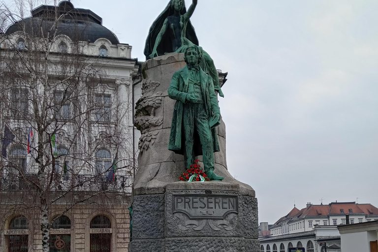 Ljubljana: Old Town Guided Walking Tour in French