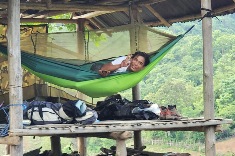 Luang Prabang: Esperienza di campeggio nella foresta con lezione di cucina