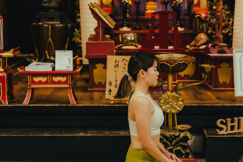 Kyoto: Yoga Session in a Japanese Temple with a Meal 2 yoga lesson + meal