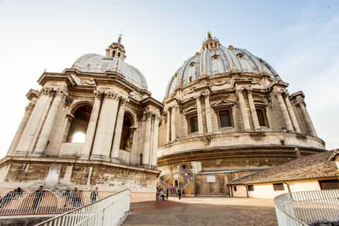 St. Peter's Basilica dome and interior with audio tour