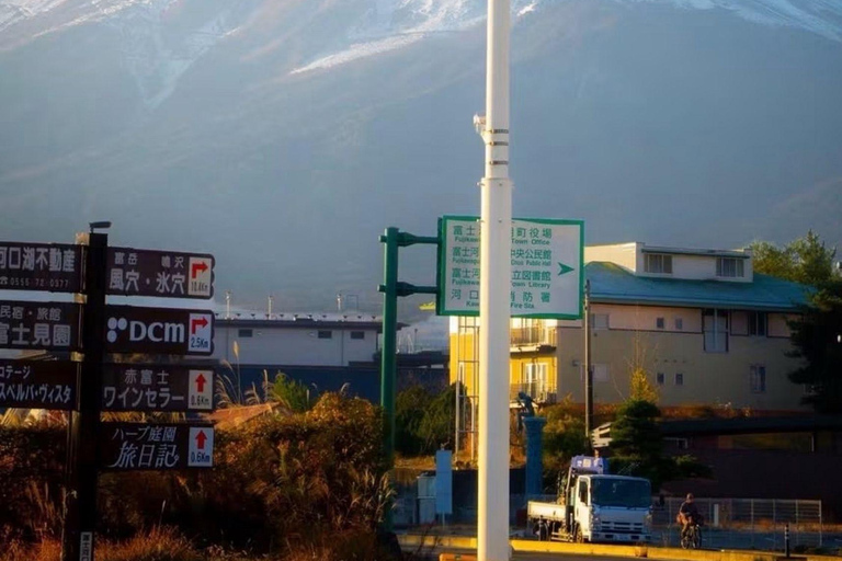 Tokyo: Mount Fuji & Pagoda & Oshino Hakkai & Lake Kawaguchi Route B : Mount Fuji & Hakone Private Customizable Day Trip