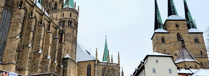 Visite de la ville d'Erfurt et de son marché de Noel (en français)