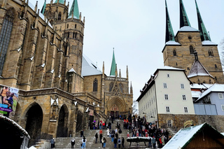 Erfurt City Tour and Christmas Market (in French)