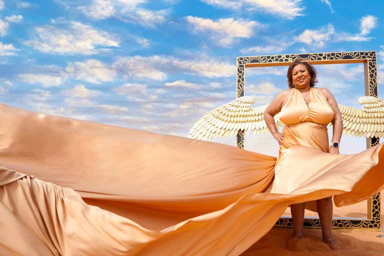 Dubai: Sessão de fotos com vestido voador no deserto