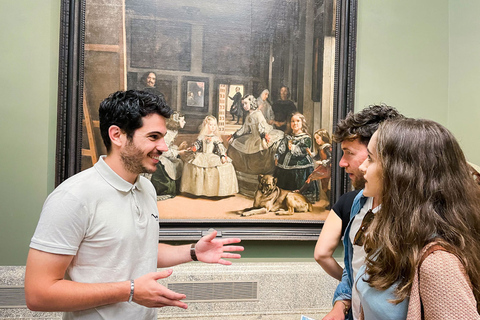 Vanuit Barcelona: Dagtrip Madrid met bezoek aan het Prado MuseumTour in het Engels