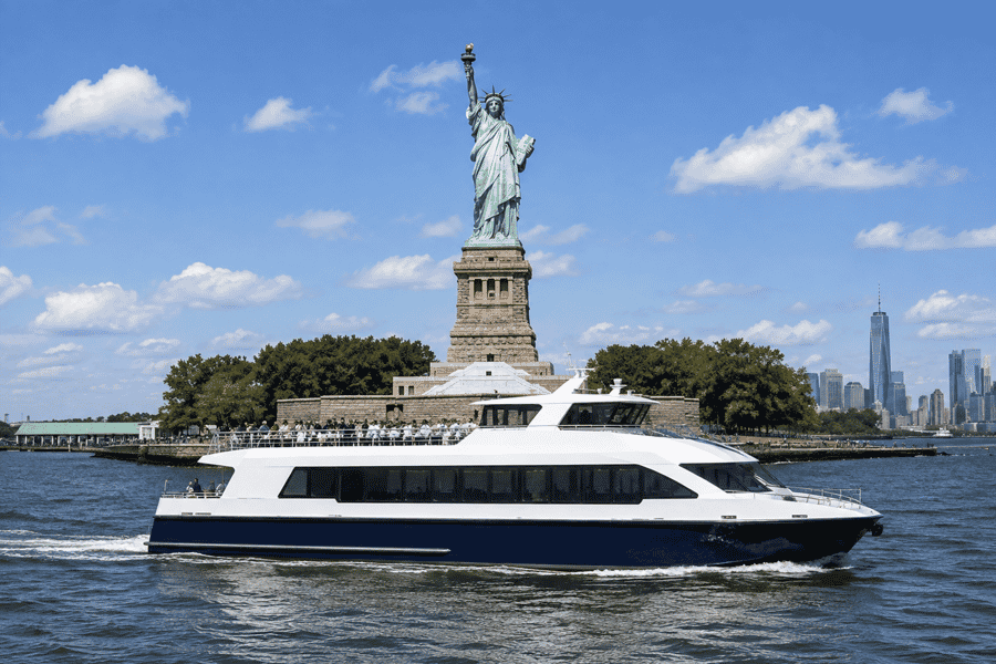 Geführte Kreuzfahrt zur Freiheitsstatue in New York – 60 Minuten. Foto: GetYourGuide Geführte Kreuzfahrt zur Freiheitsstatue in New York – 60 Minuten. Foto: GetYourGuide