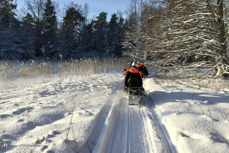 Helsinki: Snowmobile Tour with Lunch and Transfers