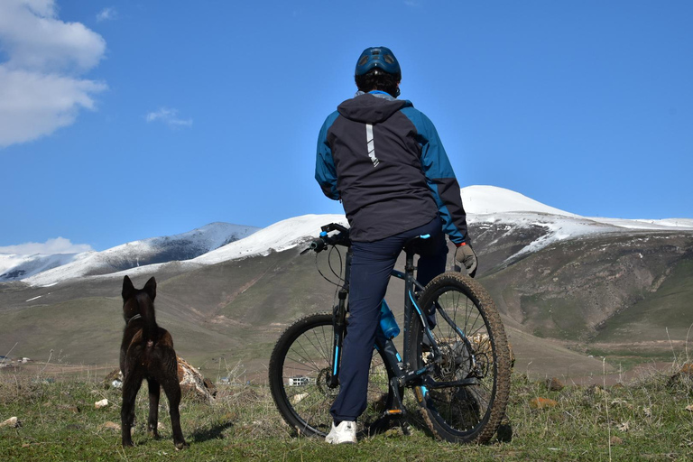 Guided Mountain Bike Tour near Yerevan & Mount Hatis Guided Bike Tours through the Fields near Mount Hatis