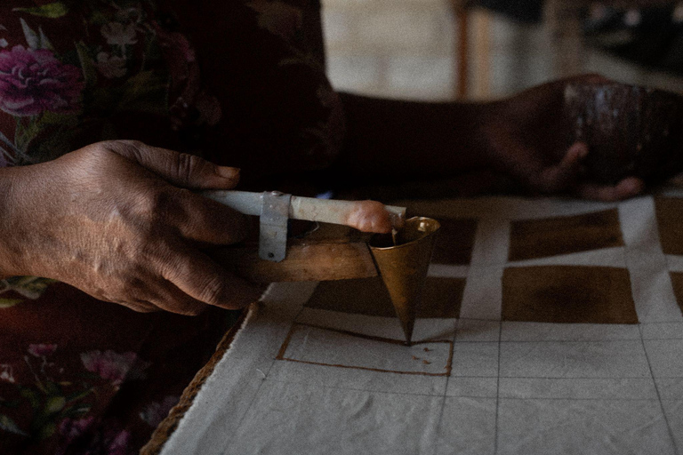 Galle: meesterworkshop batik makenGalle: Masterworkshop batik maken