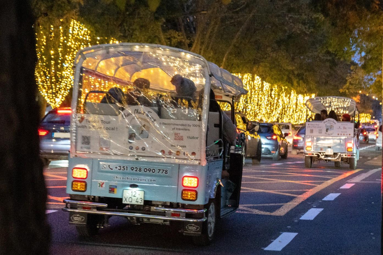 Lisbon: Christmas Lights Tuk-Tuk Tour with Local Guide