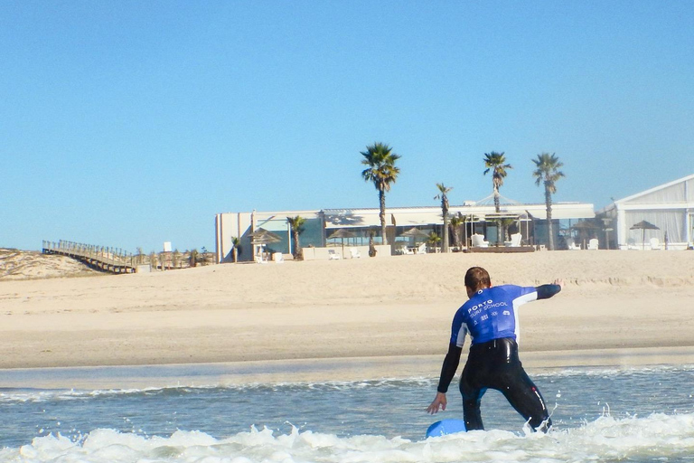 Surfdag på Porto Surf School 3 timmars surflektion med shuttle3 timmars surflektion med Porto Surf School