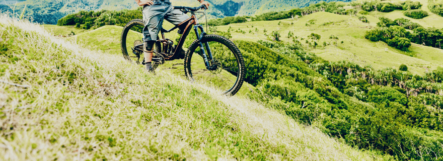 Île Maurice : sentiers cyclables panoramiques avec équipement et navette