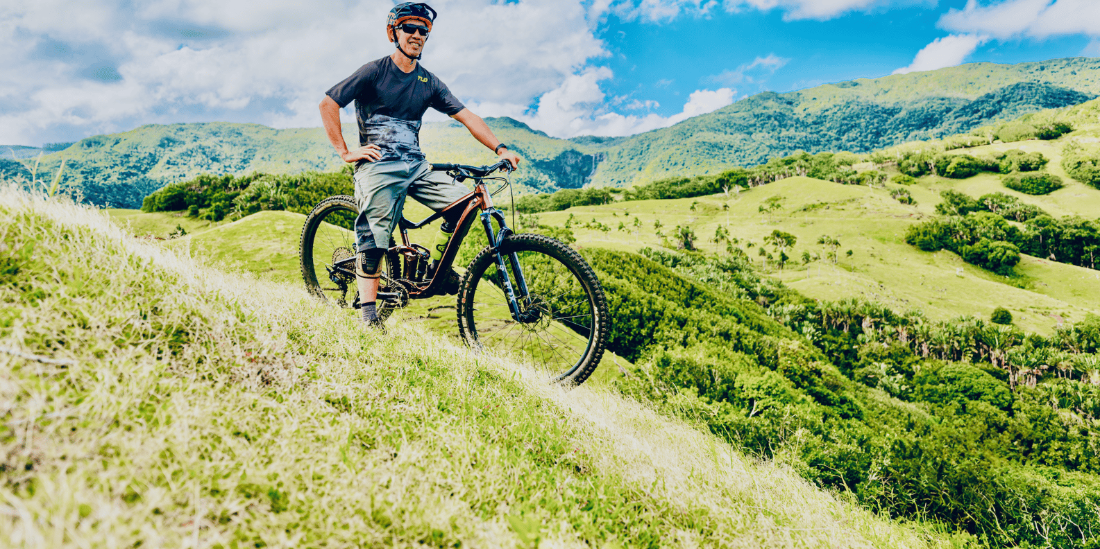 Bike Park Mountain Biking In The Rain Mauritius: Scenic Bike