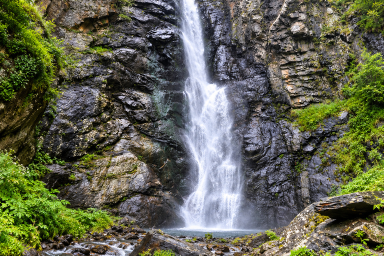 From Stepantsminda: Gveleti waterfall & Sno stone