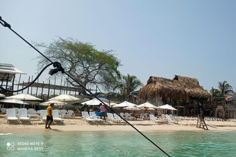 Cartagena: Excursión a la Playa Blanca de la Isla de Barú con Almuerzo