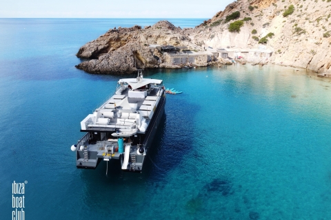Ibiza : croisière premium, boissons à volonté, déjeuner et DJIbiza : Premium Boat Party avec boissons illimitées, déjeuner et DJ
