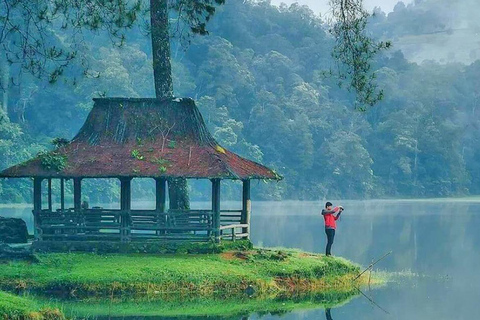 Jakarta: White Crater, Tea Plantation By fast Train