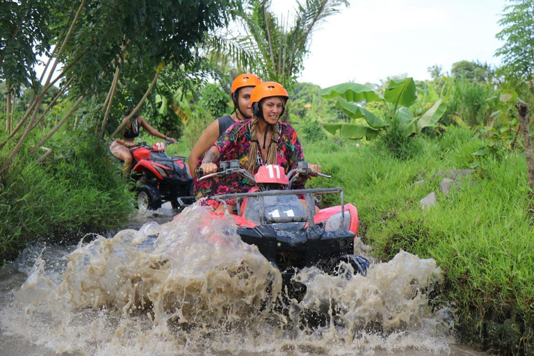 Ubud: Quad ATV Gorilla Cave, Legong Tunnel & Mud Adventure Single ATV - 50 Minutes (Meeting Point)